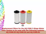Aquasana AQ5300R 3Stage  Under Sink Water Filter Replacement Cartridges