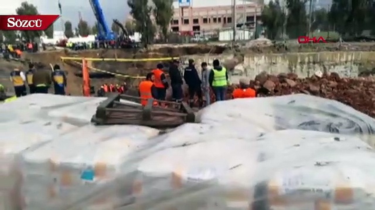 Metronun yeraltı otoparkındaki göçükte 1 kişinin cesedine ulaşıldı