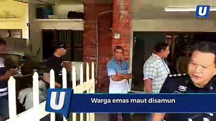 Warga emas maut disamun