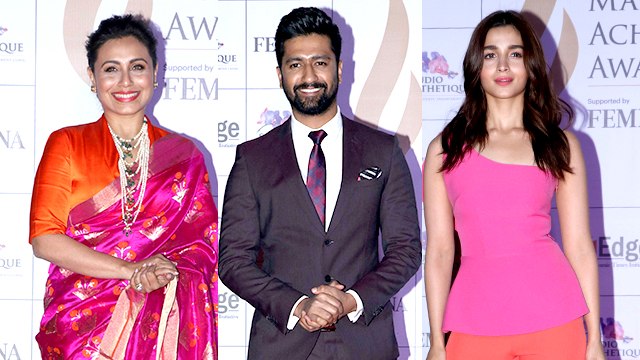 Alia Bhatt, Vicky Kaushal And Rani Mukerji Win Maharashtra Achievers’ Awards 2019