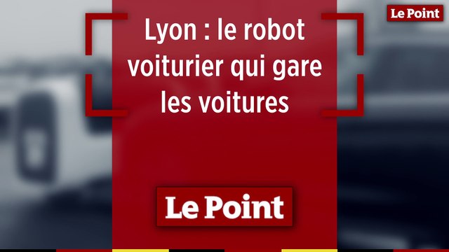 Un robot voiturier gare les voitures à l'aéroport de Lyon