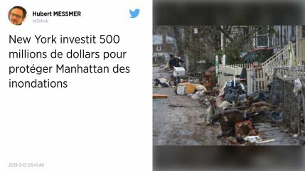 New York investit 500 millions de dollars pour protéger Manhattan des inondations
