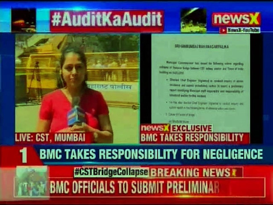 Mumbai CST Footover Bridge Collapse: Big Questions on Bridge collapsed outside CST Railway Station