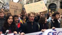 Besançon : les lycéens dans la rue pour le climat