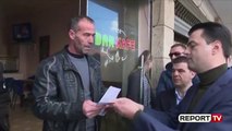 Report TV -Korçë/ Basha me nxitim për takimin me banorët, gjobitet nga policia