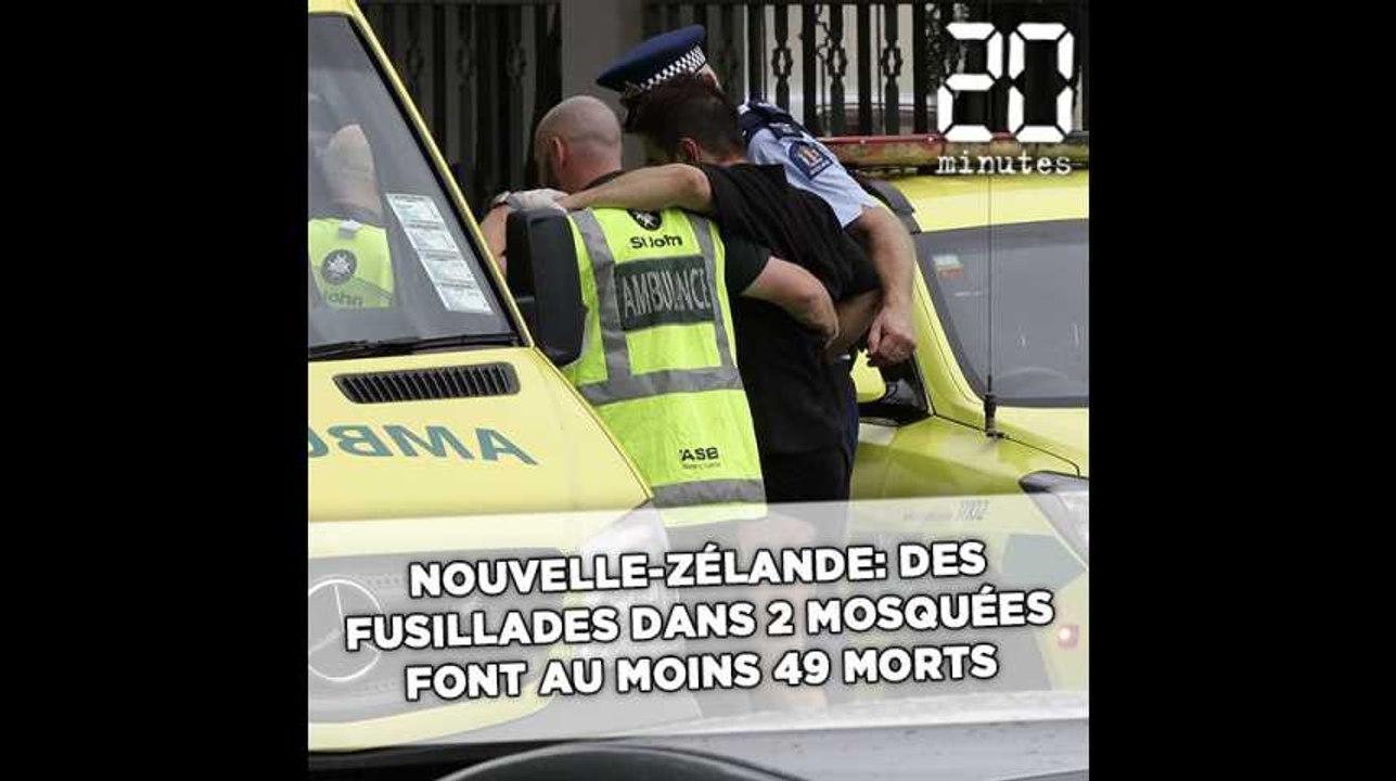 Attaques en Nouvelle-Zélande: Des fusillades dans deux mosquées de Christchurch font au moins 49 morts