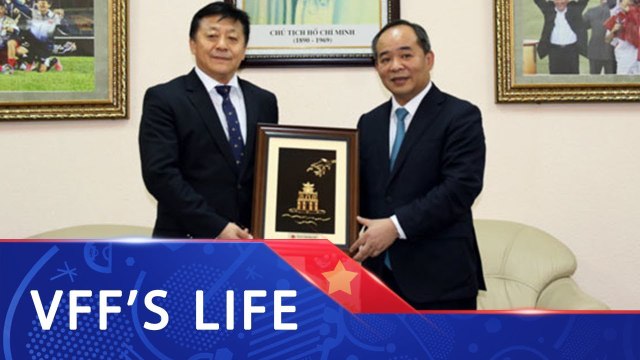 Chủ tịch Lê Khánh Hải tiếp đón Thứ trưởng Bộ TT Trung Quốc Du Zhaocai | VFF Channel