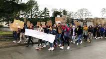 Plus de 200 lycéens marchent pour le climat