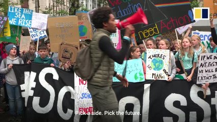 Hong Kong students join global school strike calling for action against climate change