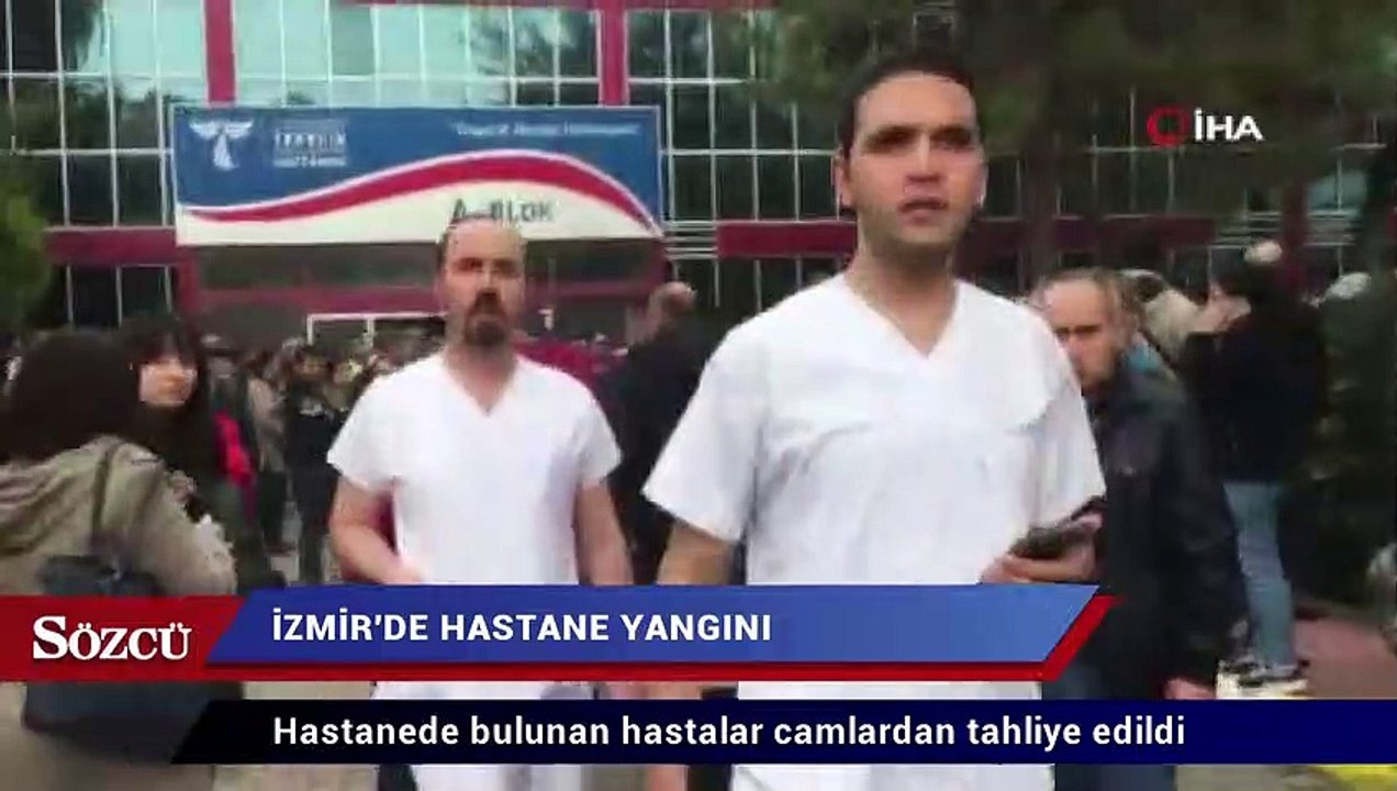 İzmir Tepecik Eğitim ve Araştırma Hastanesi’nde yangın