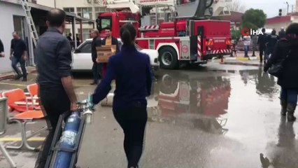 İzmir’deki Tepecik Eğitim ve Araştırma Hastanesi’nde yangın
