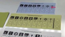 Yerel seçimlerde kullanılacak oy pusulası