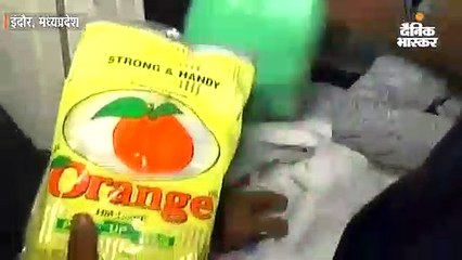 नगर निगम ने जब्त की 500 किलो अमानक पॉलीथिन