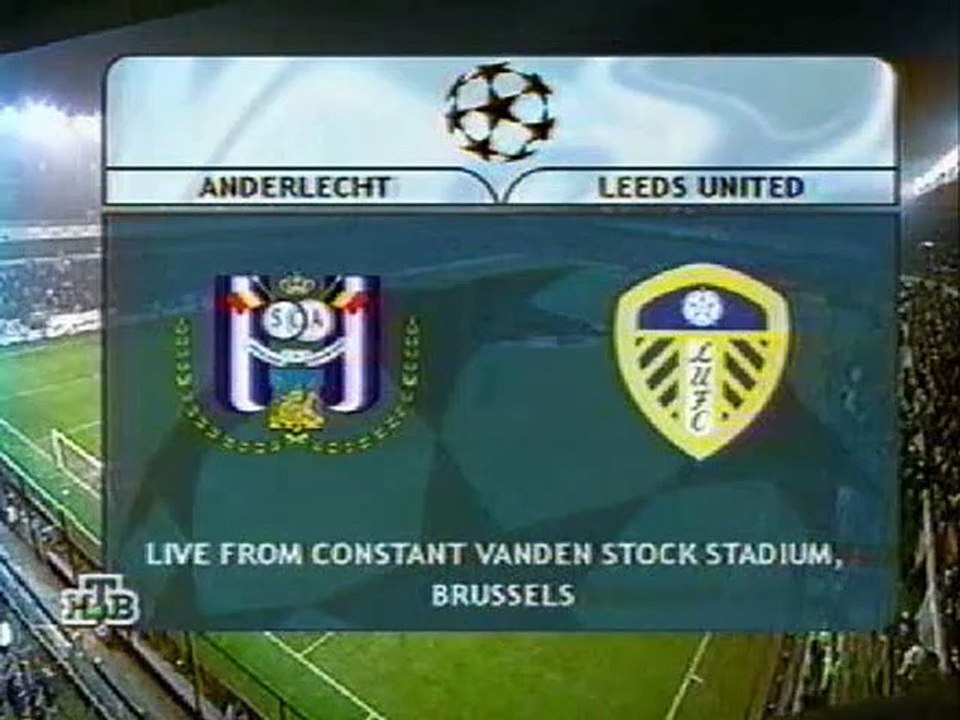 RSC Anderlecht v. Leeds United 21.02.2001 Champions League 2000/2001 highlights