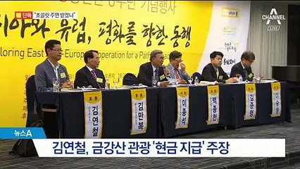 [단독]김연철 “금강산 관광은 현물 아닌 현금으로 지급해야”