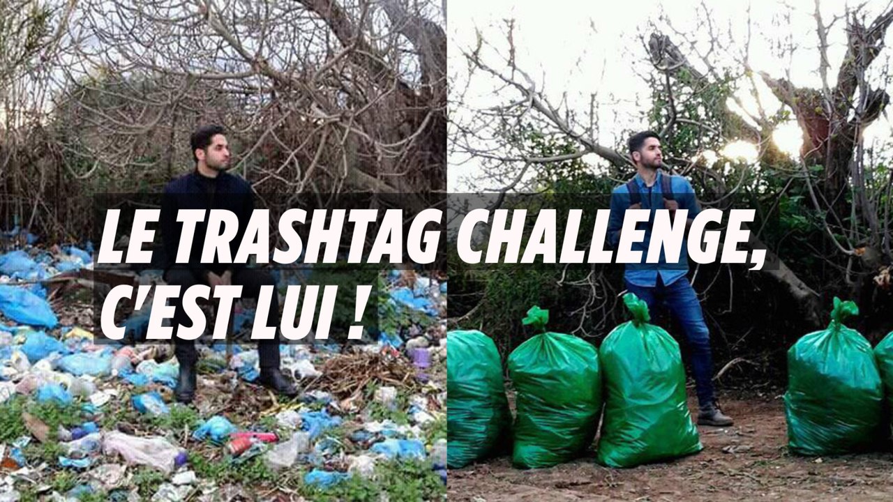 Le trashtag challenge, le défi de Younes pour nettoyer la planète