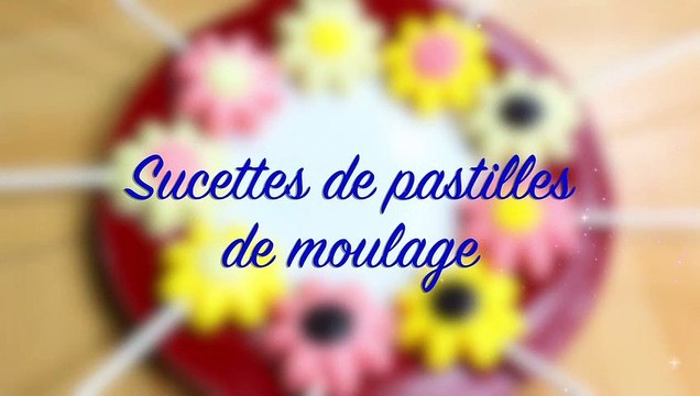 Recette Facile: Candy Pops Recipe in French | Comment Faire Sucettes de Pastilles de Moulage