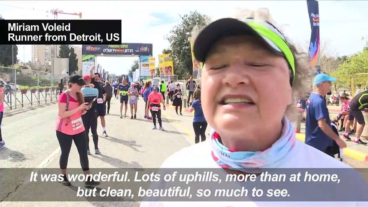 Thousands of runners participate in Jerusalem marathon