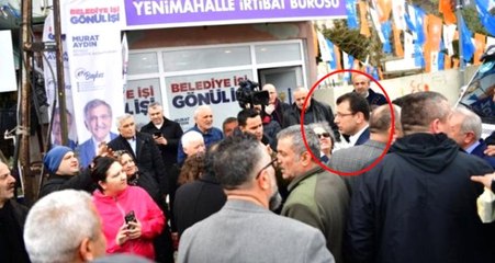 CHP'nin İstanbul Adayı Ekrem İmamoğlu'na AK Parti Seçim Bürosunda Çay Hediye Ettiler