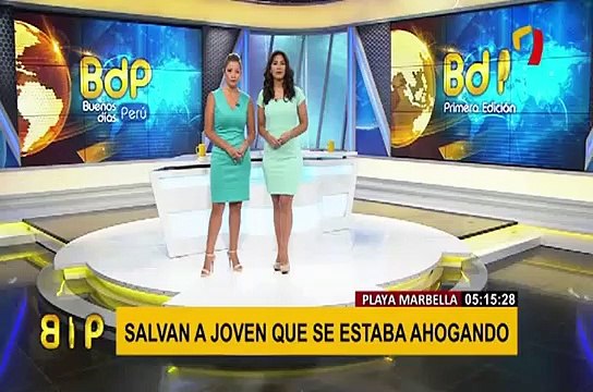 Chorrillos: rescatan a joven que se estaba ahogando en playa Marbella