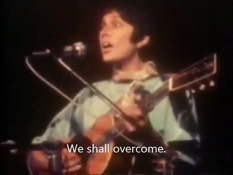 Joan Baez - We shall overcome (With Lyrics).