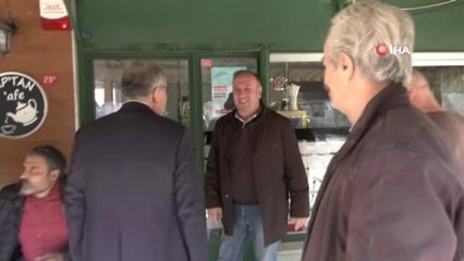 Murat Aydın, Oy İsteyip "Veririm" Cevabını Aldığı Vatandaşa Sımsıkı Sarıldı