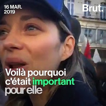 Le message de Marion Cotillard à la marche pour le climat