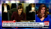 Erin Burnett speaks on GOP Sen. McSally reveals during hearing she was sexually assaulted & Raped while serving in Air Force. #ErinBurnett #News #OutFront #CNN @ErinBurnett