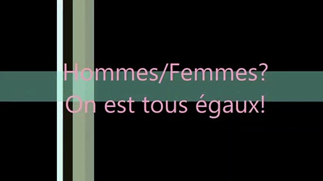 Hommes = Femmes
