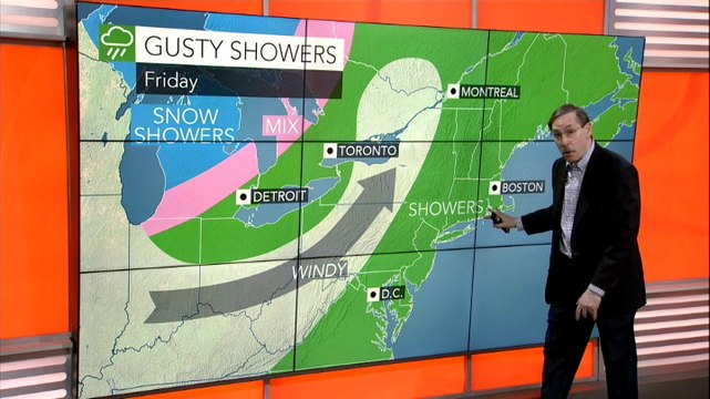 A much colder weekend for the East