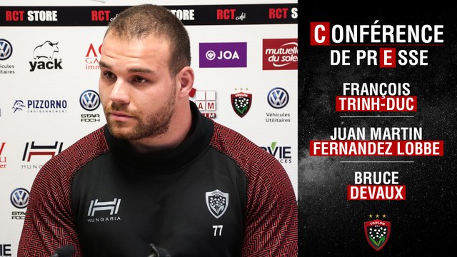 Conférence de presse d'avant-match J19 Toulon-Montpellier