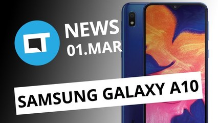 Samsung anuncia Galaxy A10; Criptomoeda do WhatsApp e + [CT News]