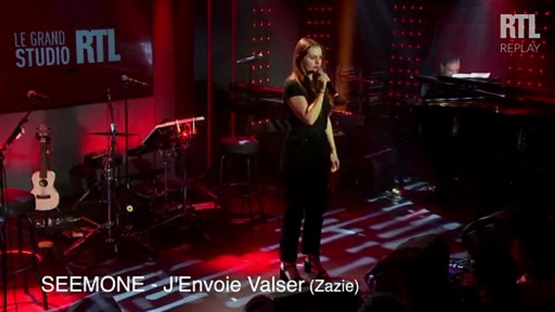 Seemone - J'Envoie Valser (Live) - Le Grand Studio RTL - Vidéo Dailymotion