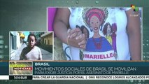 Mujeres brasileñas exigen justicia para Marielle Franco