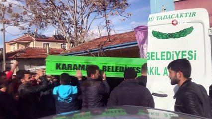 Niğde’deki kazada hayatını kaybeden 2 kişi, Karaman’da toprağa verildi