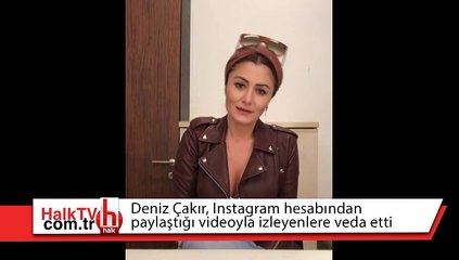 Deniz Çakır 'Vurgun' dizisi izleyicisine videoyla veda etti
