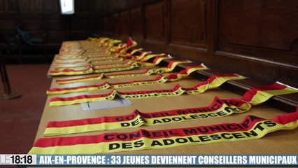 Aix-en-Provence : 33 jeunes ont été élus conseillers municipaux