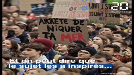 Manifestations pour le climat: Nos pancartes préférées