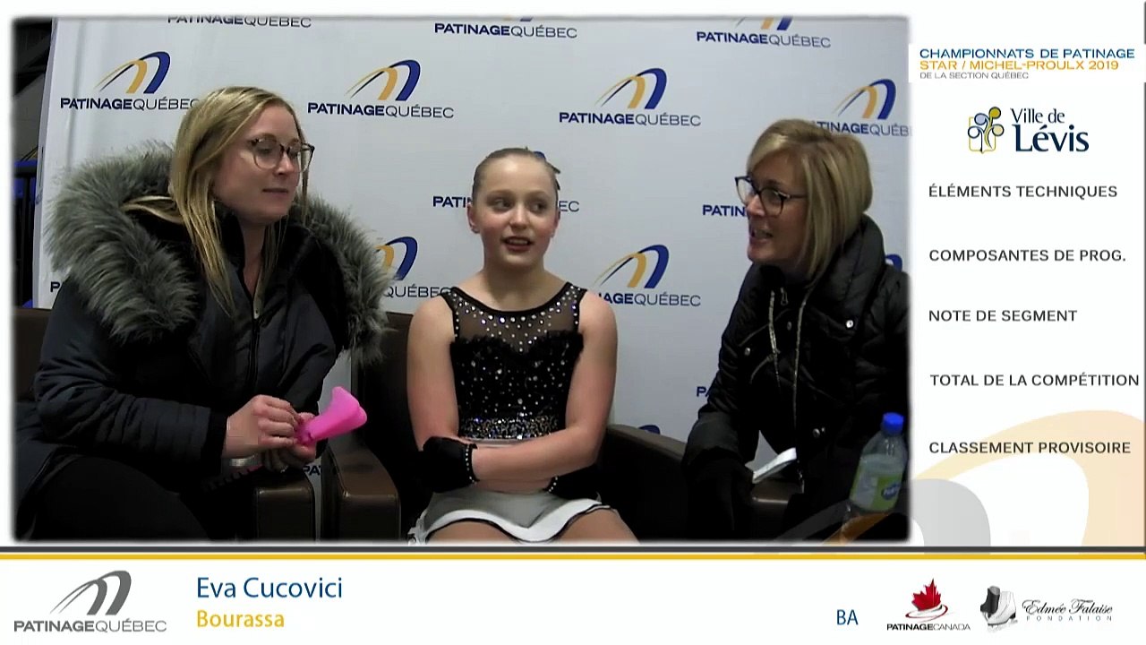 Championnats de patinage STAR/Michel-Proulx 2019 de la section Québec - Sans Limites moins de 10 ans Dames