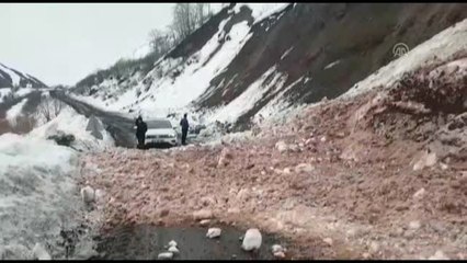 Bingöl'de Çığ Düştü