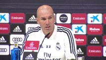 Zidane vuelve con las ideas claras ante el partido de mañana