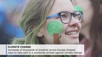 School students across Europe skip class to protest climate change inaction