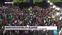 Mobilisation massive contre le régime pour la 4e semaine en Algérie