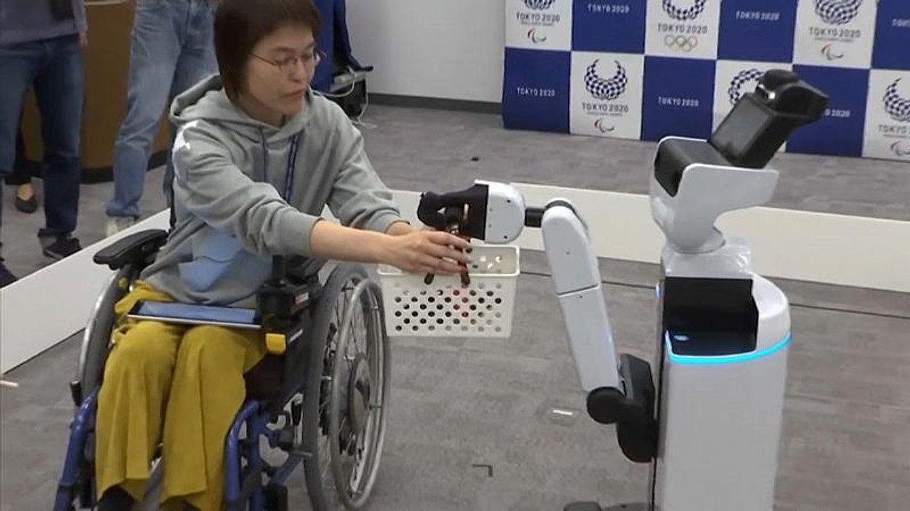 Olha o robot Olímpico