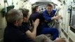 Tres astronautas llegan a la Estación Espacial Internacional
