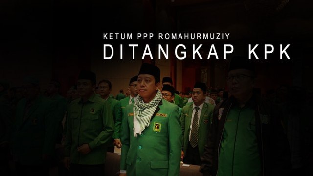Ketua Umum PPP Romahurmuziy Terjaring OTT