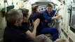 Tres astronautas llegan a la Estación Espacial Internacional