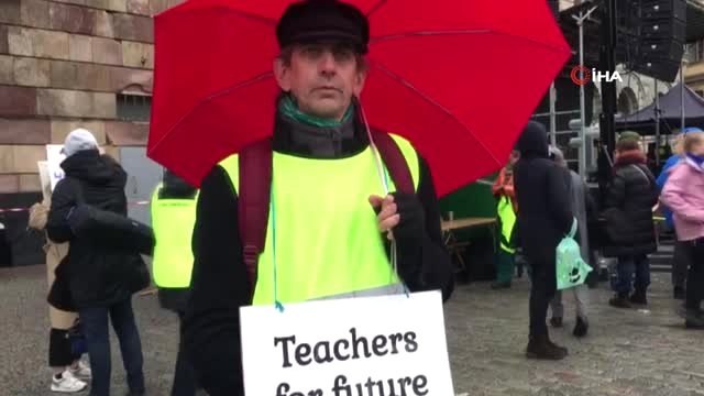 Stockholm'de İklim Değişikliği Protestosu- Binlerce İsveçli İklim Değişikliğine Farkındalık...
