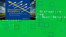 About For Books  Disruptive Analytics: Charting Your Strategy for Next-Generation Business