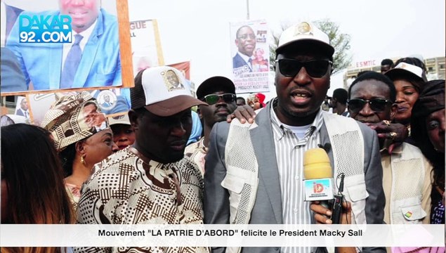 Second Mandat: Mouvement La patrie d'abord' felicite le President Macky Sall